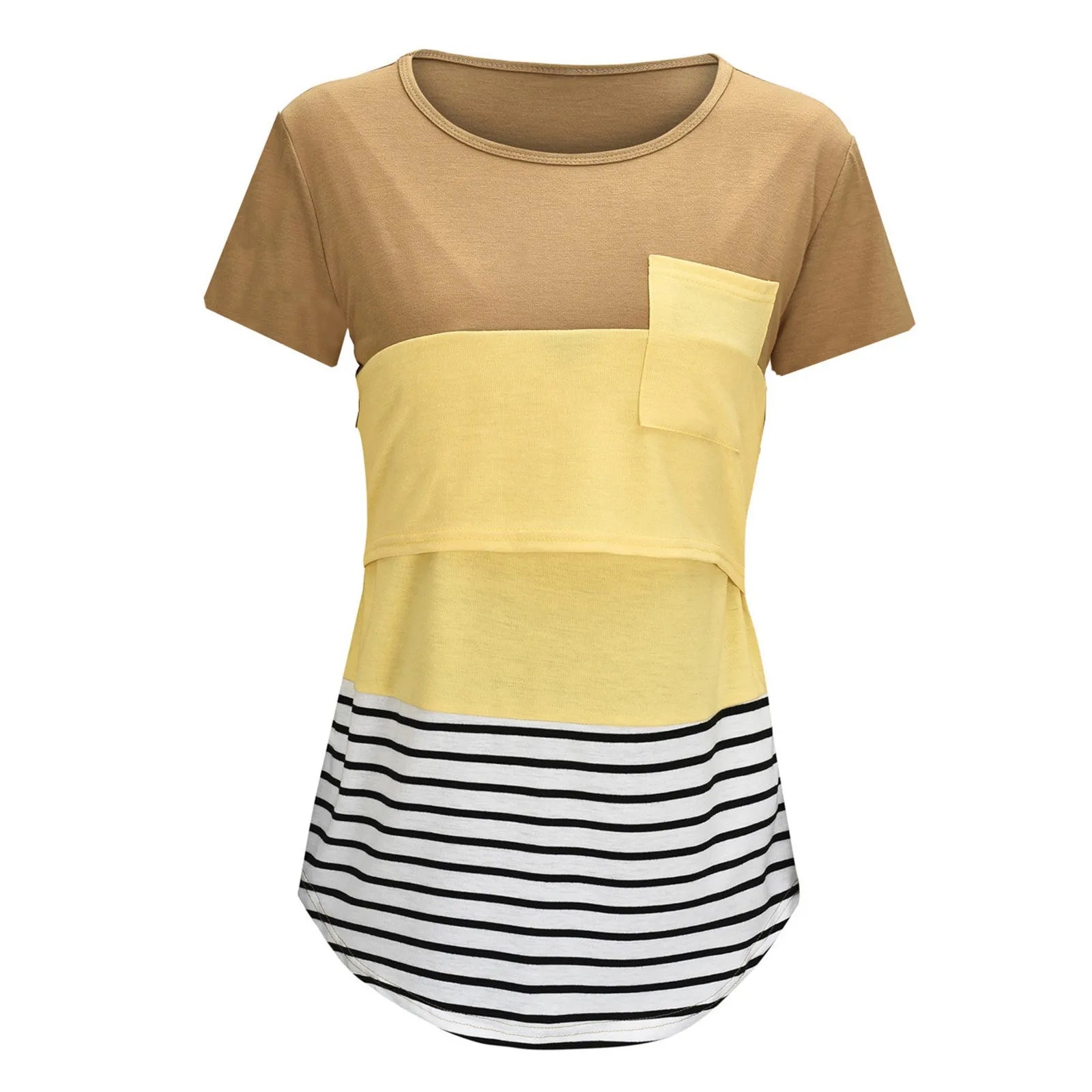 EasyFeed Striped Nursing Tee™