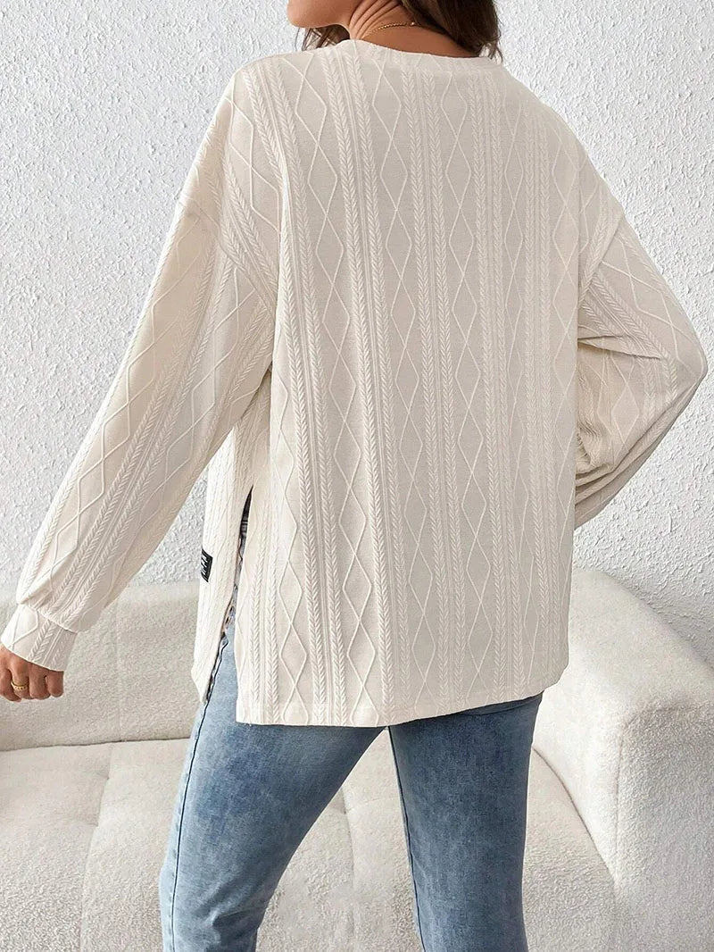 SoftEase Maternity Long Sleeve Sweater™