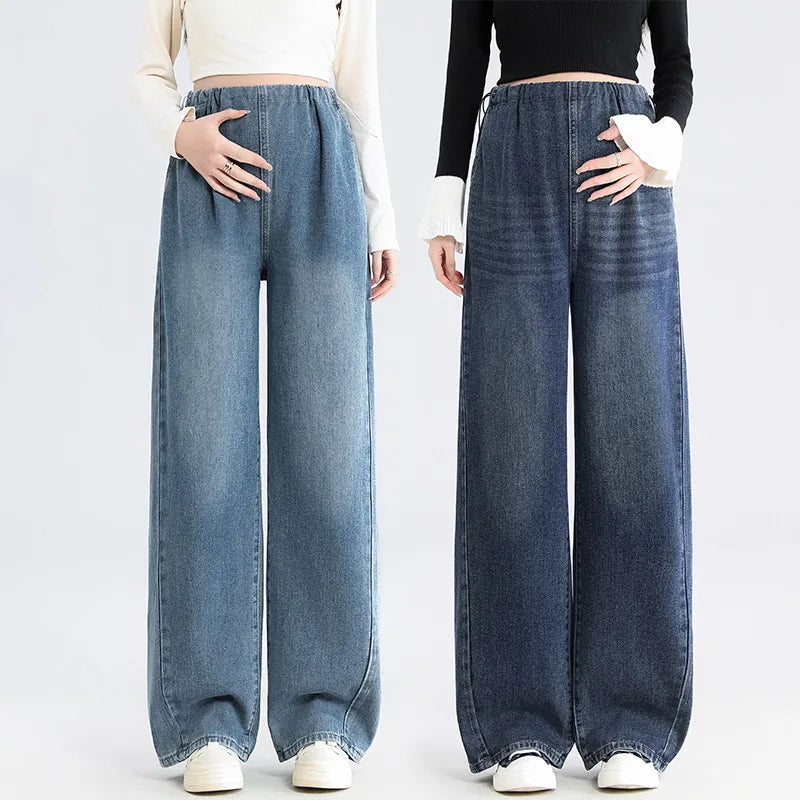 CozyMom Wide Leg Jeans™
