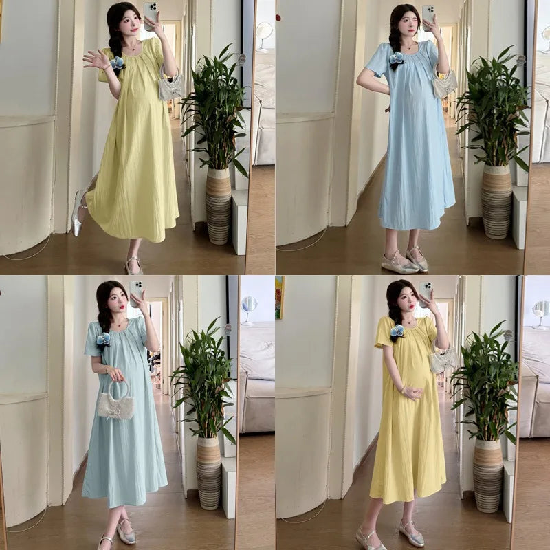 BreezeBloom Maternity Summer Dress™