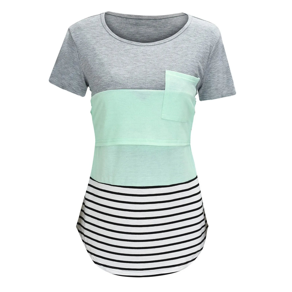 EasyFeed Striped Nursing Tee™
