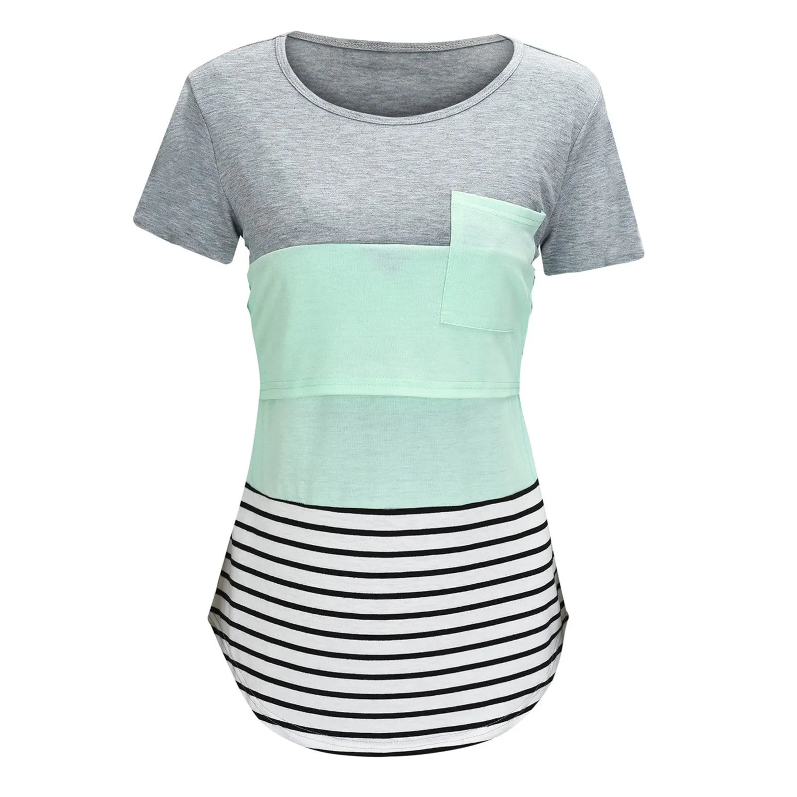 EasyFeed Striped Nursing Tee™