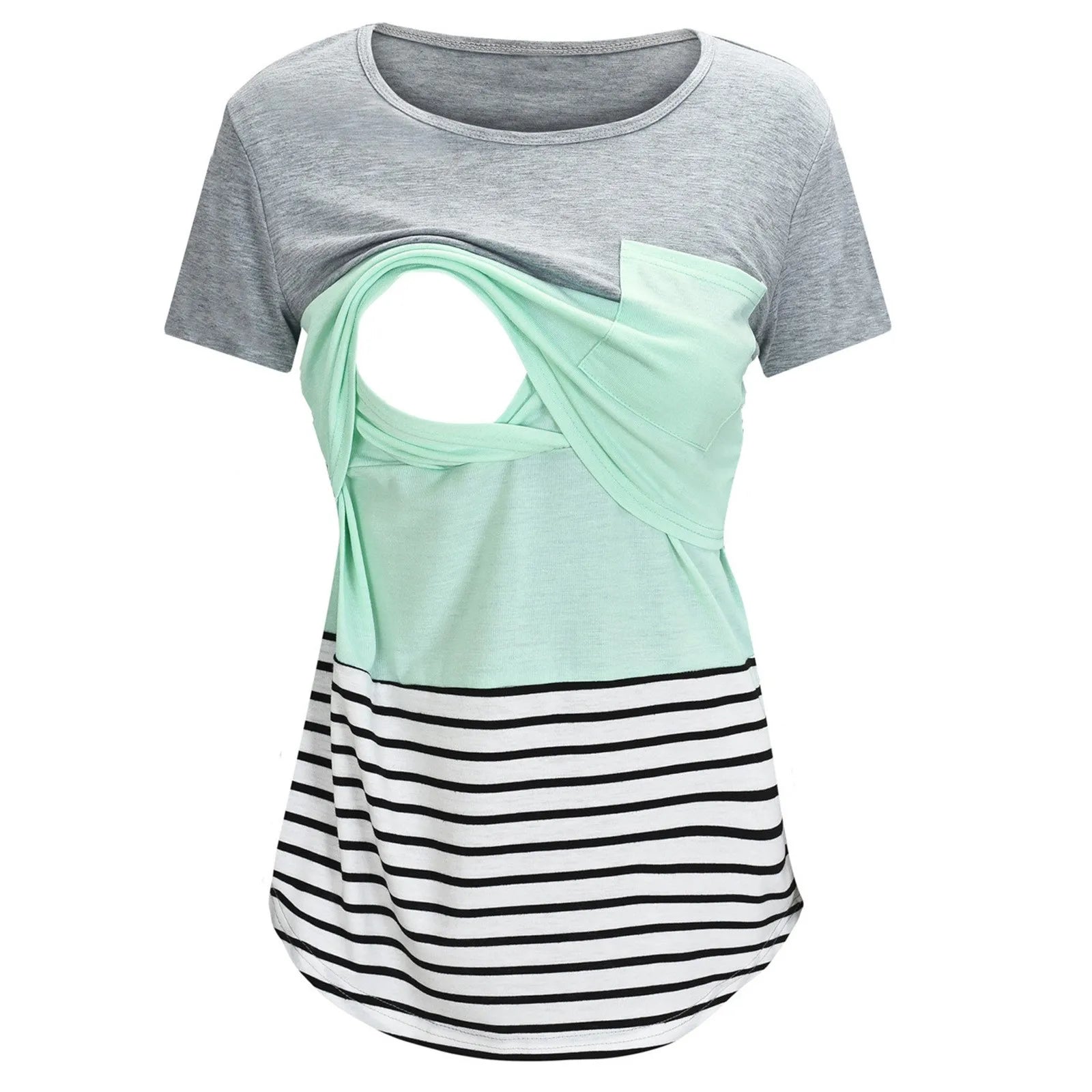 EasyFeed Striped Nursing Tee™