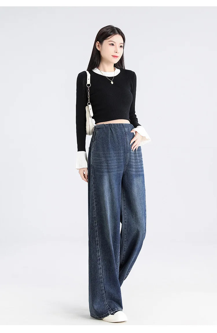 CozyMom Wide Leg Jeans™