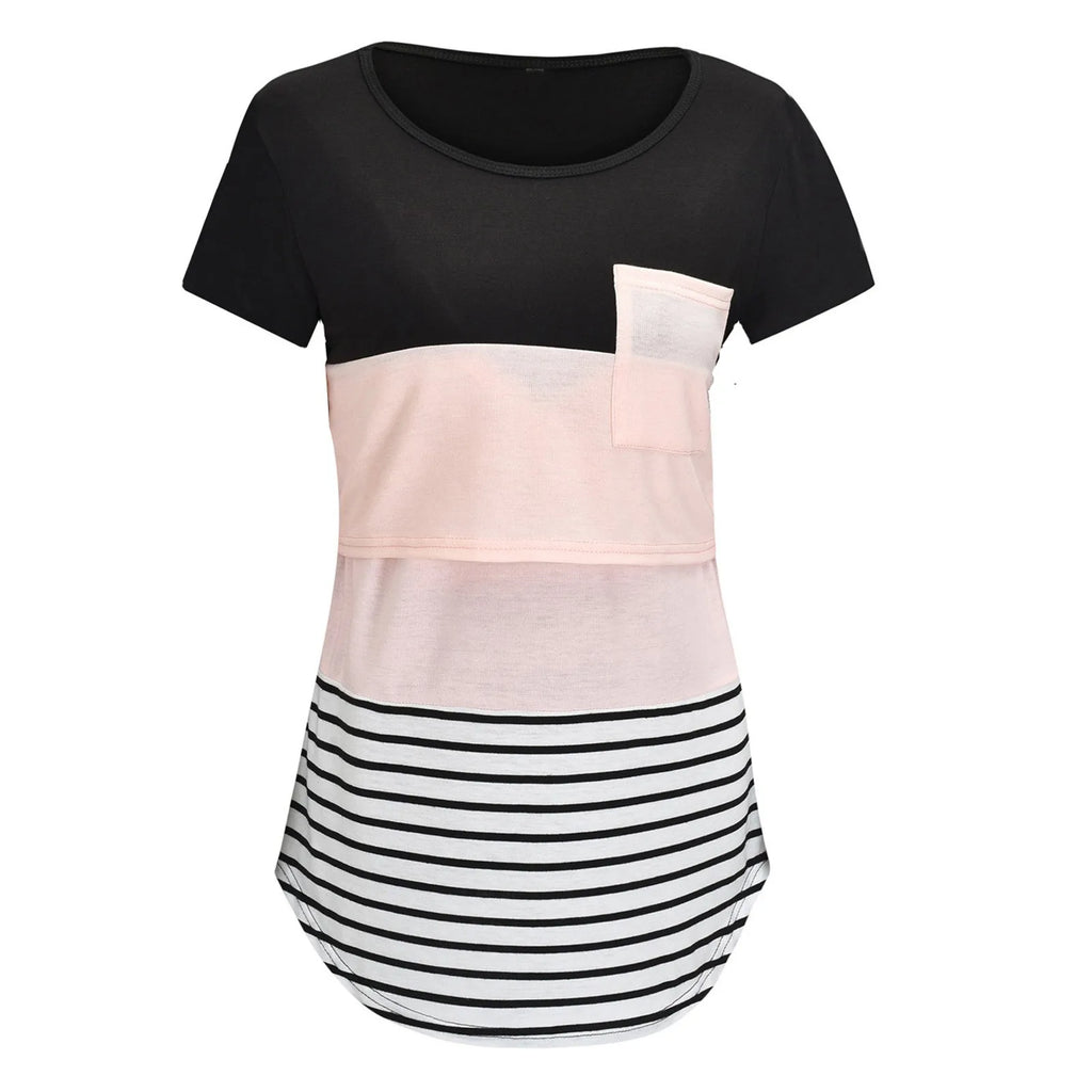 EasyFeed Striped Nursing Tee™