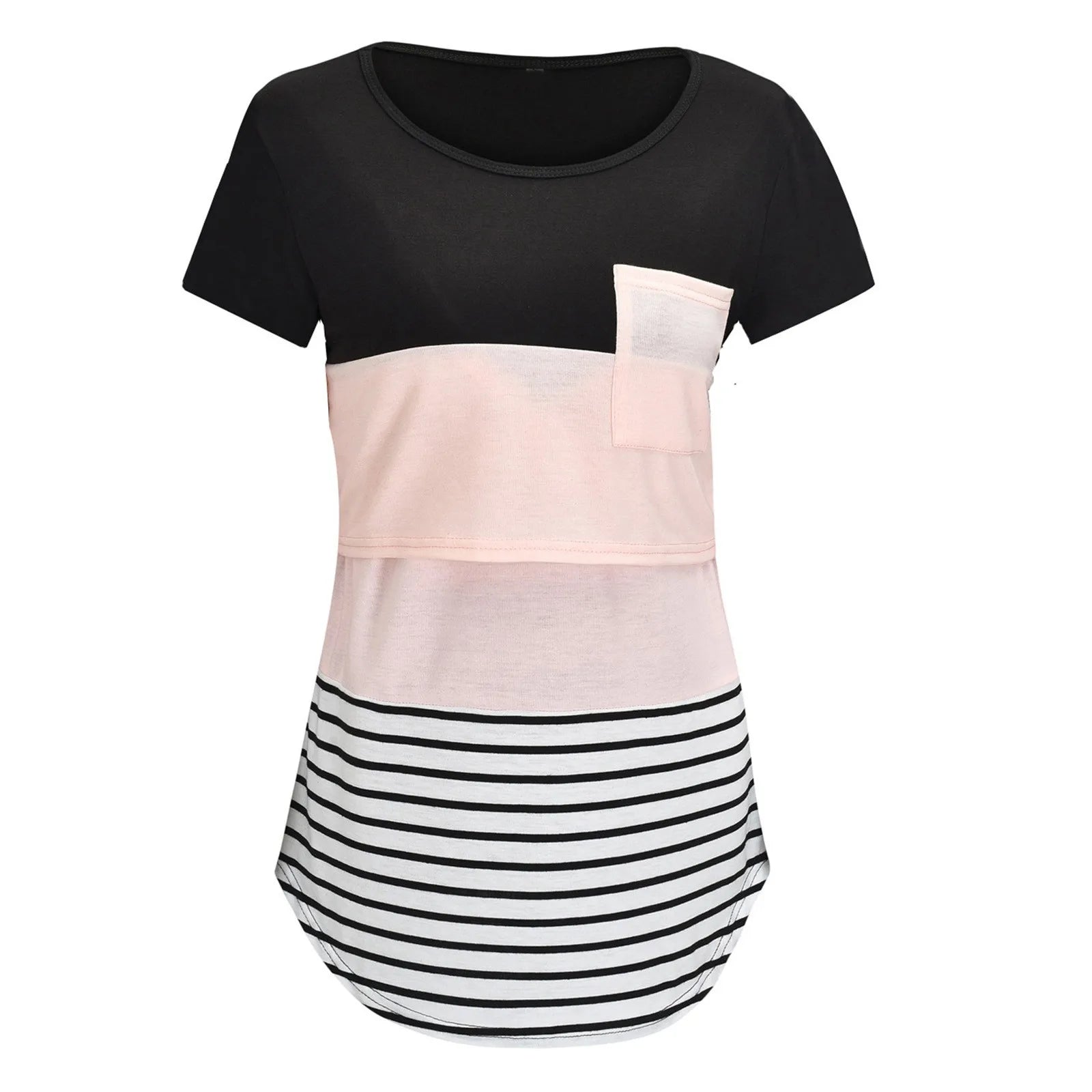 EasyFeed Striped Nursing Tee™
